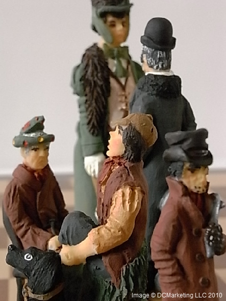 Sherlock Holmes Chess Set - Fully Hand Painted