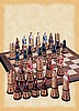 Medieval Cathedral Hand Decorated Theme Chess Set